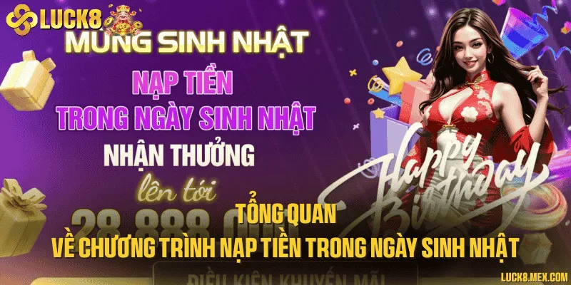 Tổng quan về chương trình nạp tiền trong ngày sinh nhật