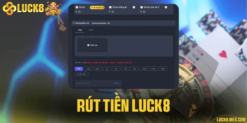 Rút tiền LUCK8 an toàn, xử lý nhanh và chính xác tuyệt đối